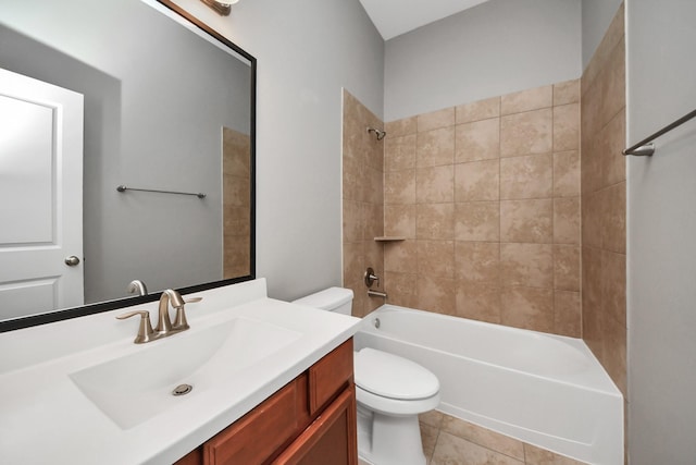 12427 Point Arbor Ct, Tomball, TX 77377 - full bath featuring toilet, vanity, and shower / tub combination