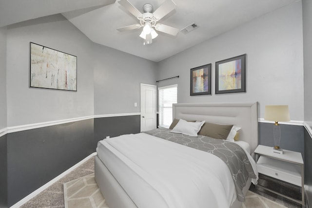 12427 Point Arbor Ct, Tomball, TX 77377 - carpeted bedroom featuring ceiling fan and visible vents