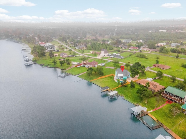 456 S Burnett Dr, Baytown, TX 77520 - bird's eye view featuring a water view