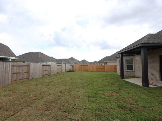 8634 Sun Coral Dr, Cypress, TX 77433 - fenced backyard featuring a patio area
