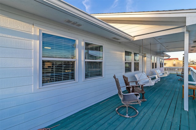 view of deck