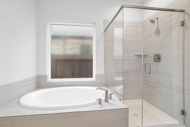23507 Persimmon Creek Ln, Katy, TX 77493 - full bath with a bath and a stall shower