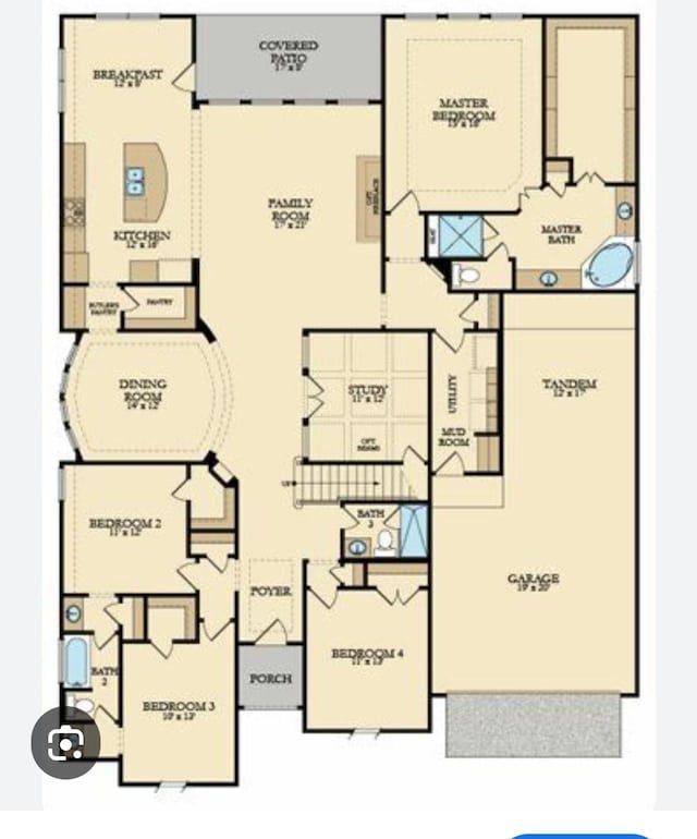 23509 Red Juniper Ln, New Caney, TX 77357 - room layout