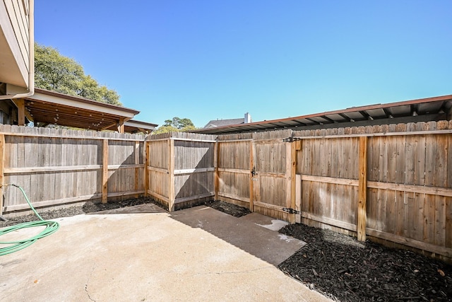 6514 Kentwick Dr, Houston, TX 77084 - view of patio with a fenced backyard
