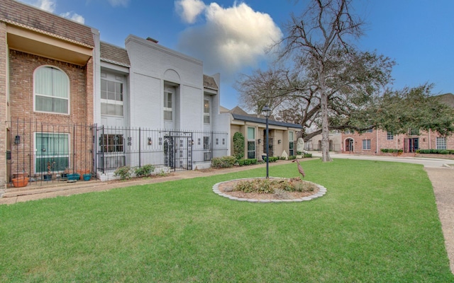 exterior space with fence