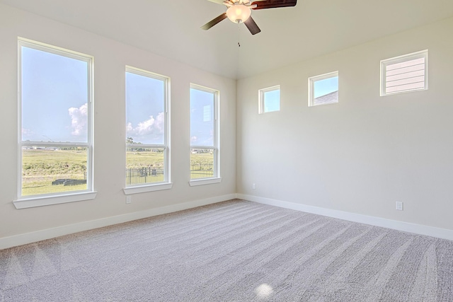 197 Peninsula Point Dr, Montgomery, TX 77356 - spare room with a ceiling fan and carpet flooring