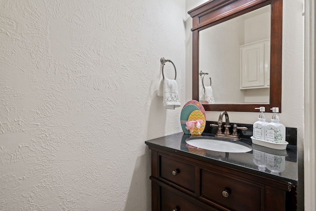 6307 Shoreview Ct, Humble, TX 77346 - bathroom with a textured wall and vanity