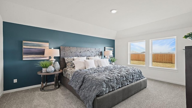 13913 Bahia Bay, Texas City, TX 77591 - carpeted bedroom featuring baseboards and vaulted ceiling