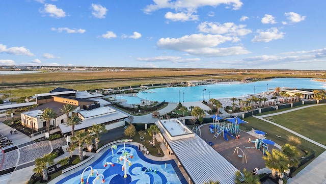 13913 Bahia Bay, Texas City, TX 77591 - drone / aerial view of a pool