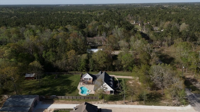 7403 S Park Rd, Lumberton, TX 77657 - aerial view featuring a view of trees