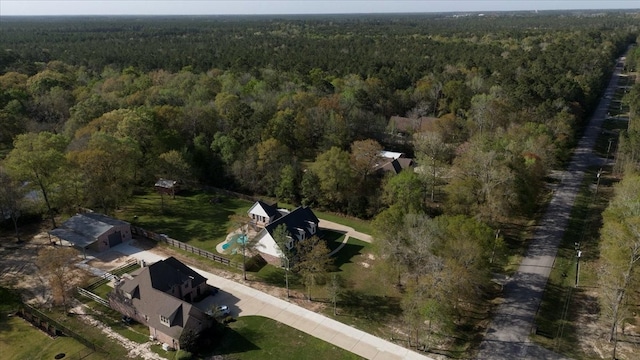 7403 S Park Rd, Lumberton, TX 77657 - aerial view featuring a forest view