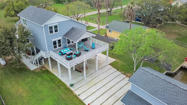 drone / aerial view
