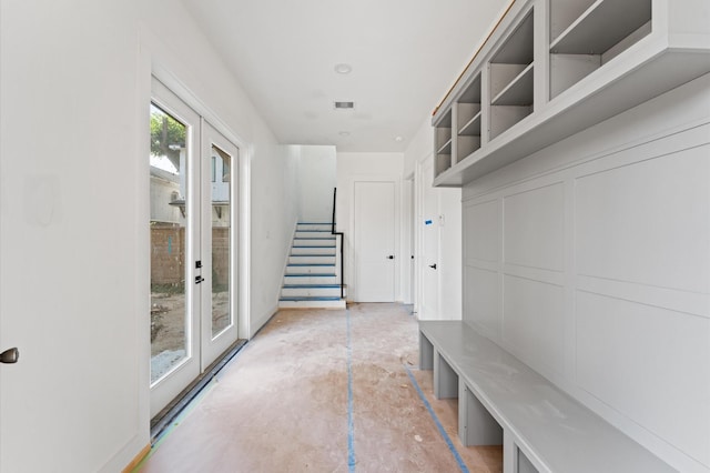 2932 Michaux St, Houston, TX 77009 - mudroom with french doors