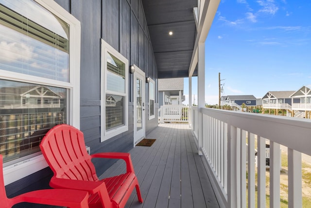 1072 Johnson Rd, Gilchrist, TX 77617 - deck featuring a residential view