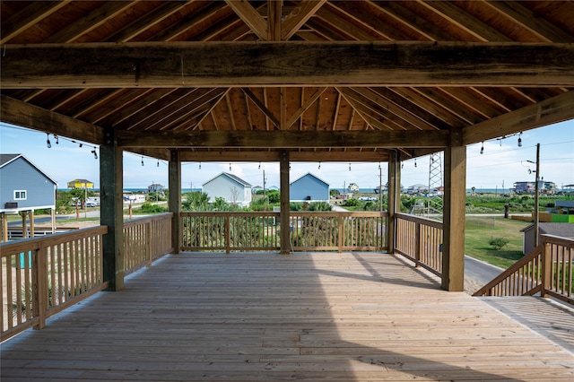 1072 Johnson Rd, Gilchrist, TX 77617 - deck featuring a gazebo