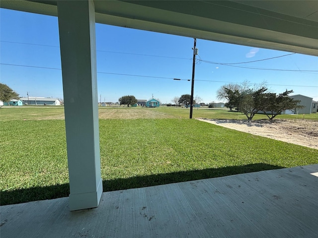 view of yard