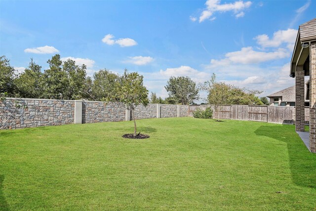 30614 Indigo Falls Dr, Brookshire, TX 77423 - view of yard with a fenced backyard