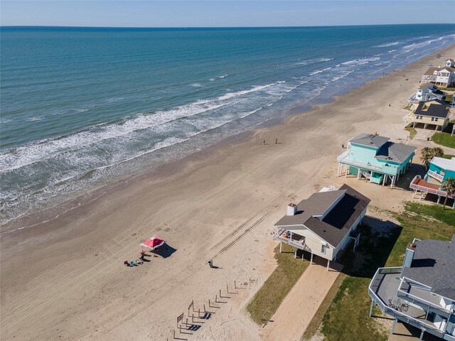 908 Calico Jack Cv, Galveston, TX 77554 - aerial view of expansive beach