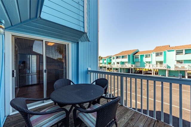 908 Calico Jack Cv, Galveston, TX 77554 - balcony with a residential view