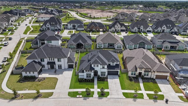 bird's eye view featuring a residential view