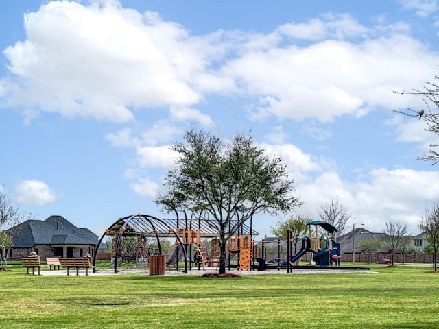 1415 Nacogdoches Valley Dr, League City, TX 77573 - community jungle gym with a yard