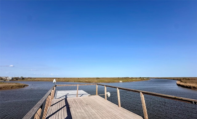 395 Redfish Dr, Freeport, TX 77541 - dock area with a water view