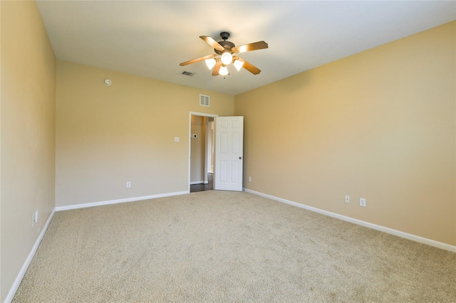 18015 Secret Branch Ln, Cypress, TX 77433 - carpeted empty room featuring a ceiling fan and baseboards