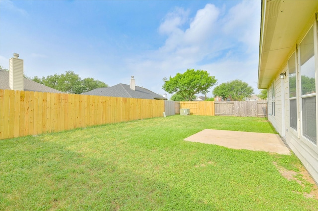 18015 Secret Branch Ln, Cypress, TX 77433 - view of yard with a patio area