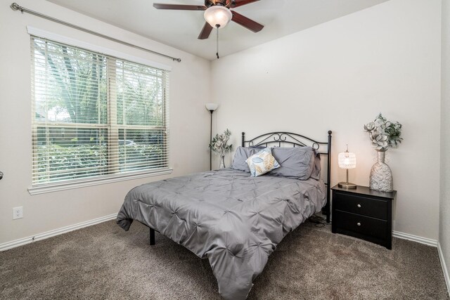 17823 Dappled Walk Way, Cypress, TX 77429 - bedroom with carpet floors and ceiling fan
