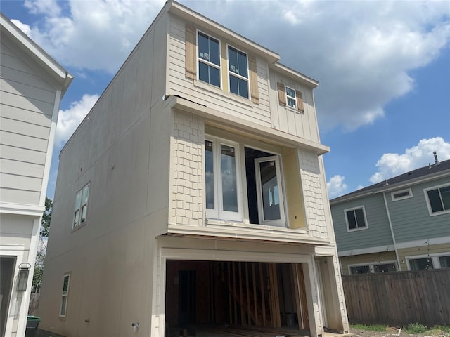 1904 Honey Mound Dr, Houston, TX 77080 - view of side of property with a garage