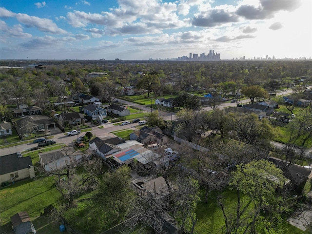6009 Crane St, Houston, TX 77026 - birds eye view of property with a residential view