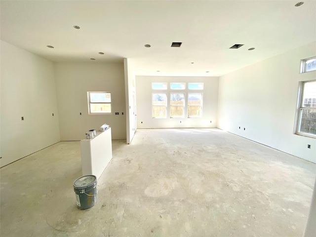 13926 Leabrandon Ln, Houston, TX 77045 - unfurnished living room featuring visible vents