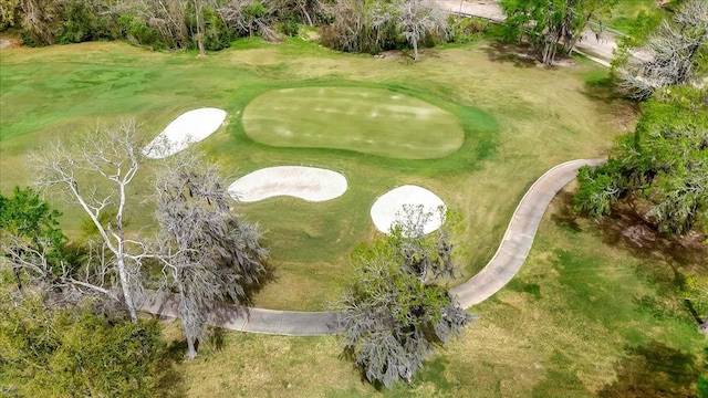 2023 Greenwood Oaks Dr, Houston, TX 77062 - bird's eye view featuring view of golf course