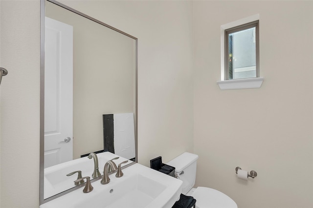 4314 Gibson St Unit A, Houston, TX 77007 - half bath with toilet and a sink