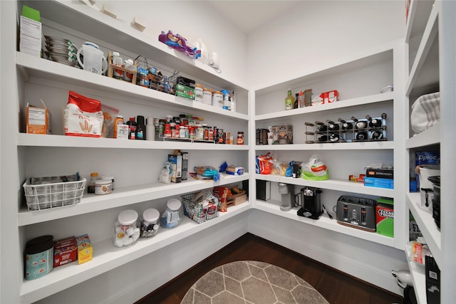 view of pantry