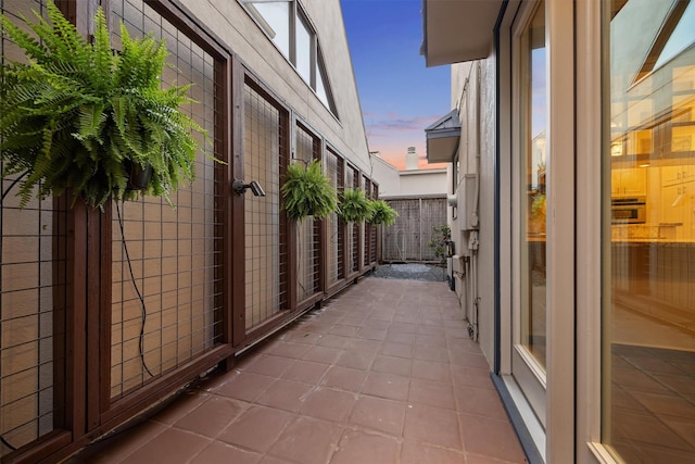 3126 Mid Ln, Houston, TX 77027 - view of patio terrace at dusk