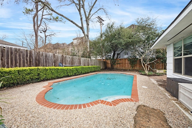 3427 Linkwood Dr, Houston, TX 77025 - view of pool featuring a fenced backyard and a patio area