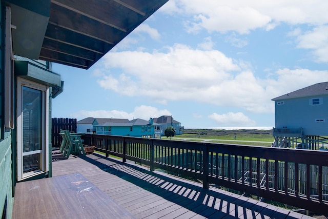 140 Ocean View Dr, Crystal Beach, TX 77650 - view of deck