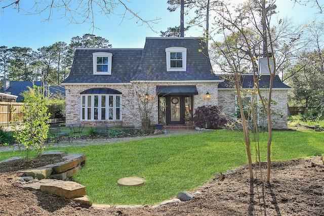 15407 Oaklawn Park Dr, Houston, TX 77069 - view of front of house with mansard roof, roof with shingles, and brick siding