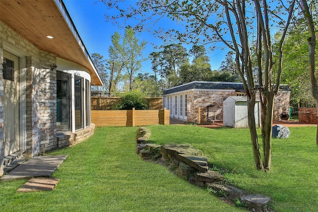 15407 Oaklawn Park Dr, Houston, TX 77069 - view of yard with a shed