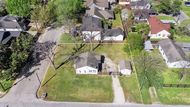 1017 Canadian St, Houston, TX 77009 - drone / aerial view with a residential view