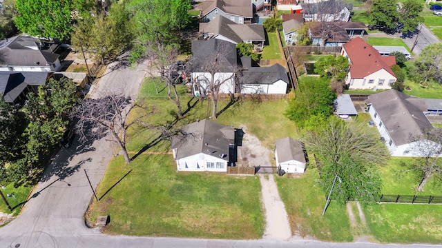 1017 Canadian St, Houston, TX 77009 - drone / aerial view featuring a residential view