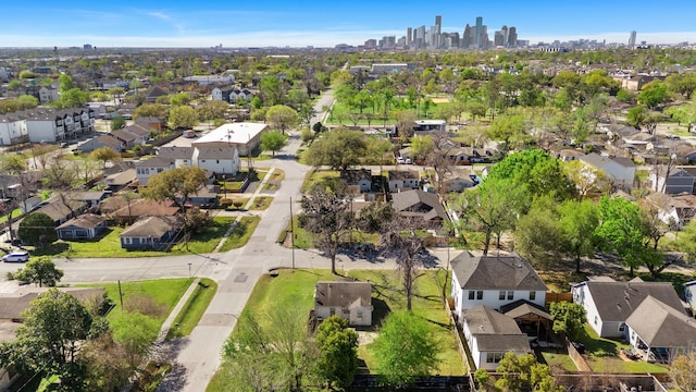 1017 Canadian St, Houston, TX 77009 - bird's eye view featuring a residential view