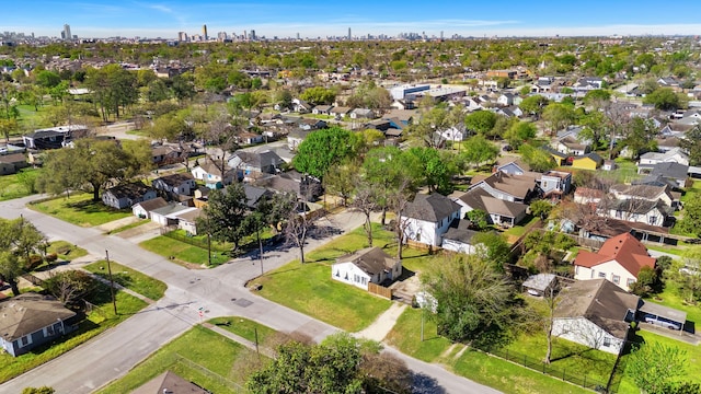 1017 Canadian St, Houston, TX 77009 - drone / aerial view with a residential view