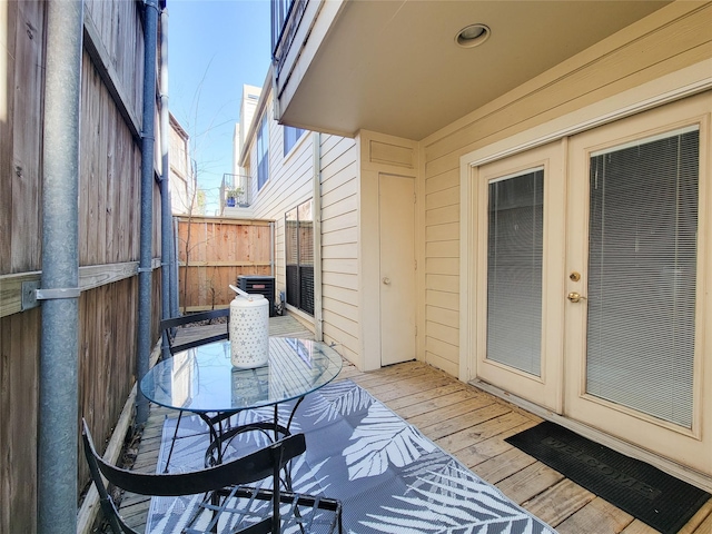 view of patio featuring cooling unit