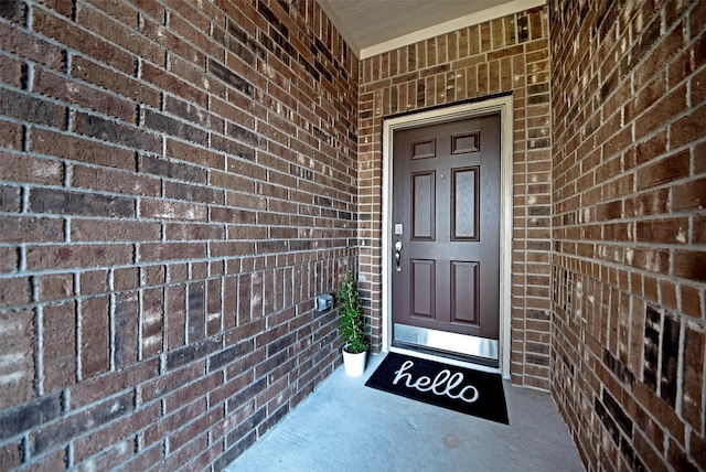 6906 Chessgate Falls Ln, Rosenberg, TX 77469 - doorway to property with brick siding