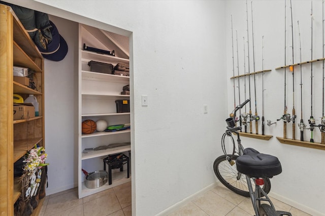 interior space with baseboards