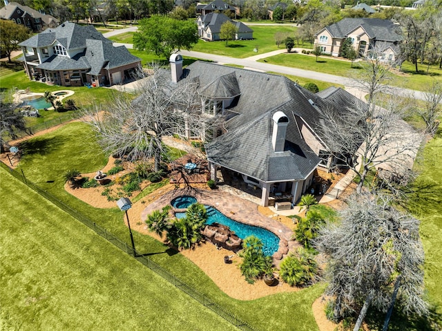 843 Royal Lakes Blvd, Richmond, TX 77469 - drone / aerial view with a residential view