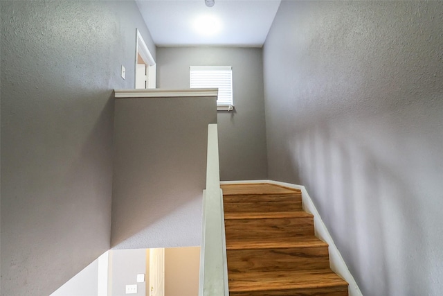 view of stairway
