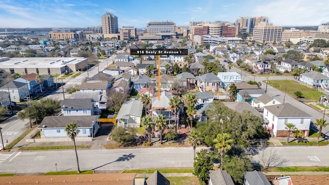 916 Sealy St, Galveston, TX 77550 - drone / aerial view featuring a residential view and a view of city